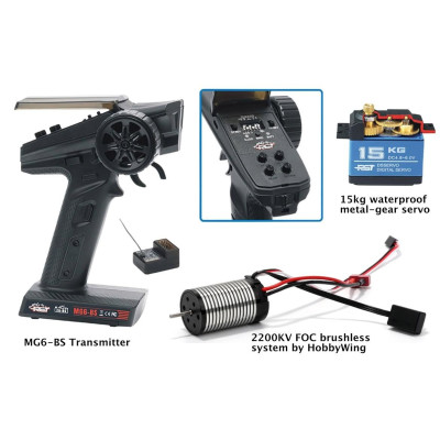 SHOOTER 1/10 sada 2,4GHz, růžová