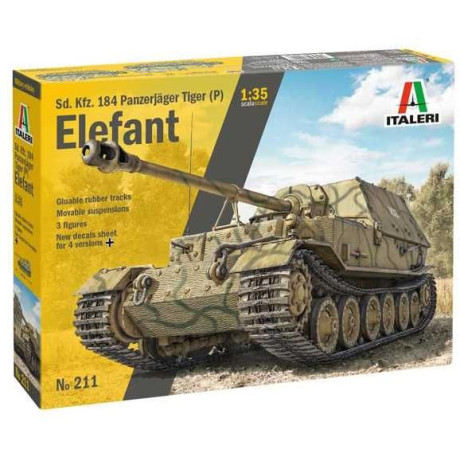 Model Kit military 0211 - Sd.Kfz.184 PanzerJaeger Elefant (1:35)