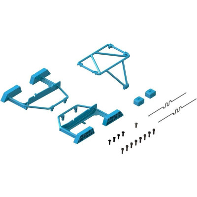 Arrma ochranný trubkový rám modrý: Grom