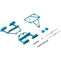 Alkatrész Arrma Mojave Grom RC autómodellekhez: kék védőcső keret.