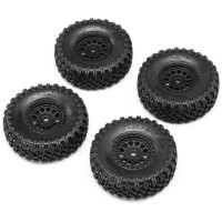 Alkatrész Axial SCX24 RC modellekhez: Falken M/T gumiabroncsok, 1.0" Black Rhino Primm tárcsafék (4 db).