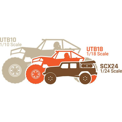 Axial Capra 4WS 1:18 4WD RTR modrá