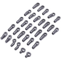 Alkatrész Axila SCX10 III Base Camp Rock Crawler RC autóhoz modell: M4 HD gömbfejű csavarok (20): Capra 1.9 UTB