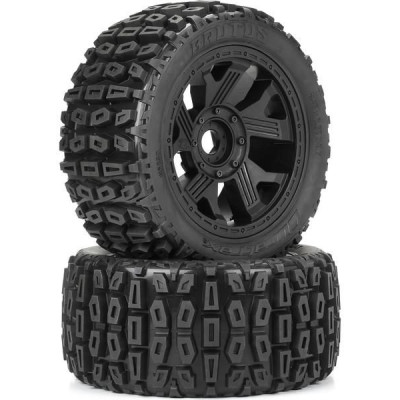 Duratrax kolo 5.7" 1:6 Brutus Monster Truck, disk Ripper černý H24mm (2)