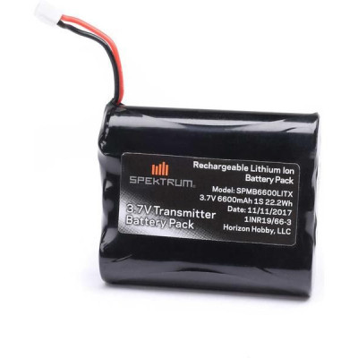 Spektrum baterie vysílače LiIon 3.7V 6600mAh XH-1S: NX6/NX8/NX10/iX12