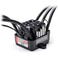 Spektrum Smart Firma 85A Lite AC szabályozó, fix időzítésű, érzékelő nélküli AC motorokhoz tervezve. 2S LiPo tápegység. Állítható BEC 6 V / 7,4 V (4 A) Akkumulátorcsatlakozó IC3. RC autómodellekhez való alkatrész.