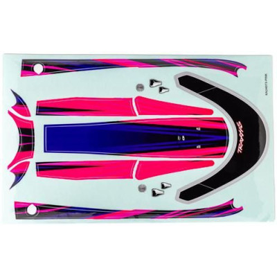 Traxxas Deck matricák rózsaszín (a Distruptor)