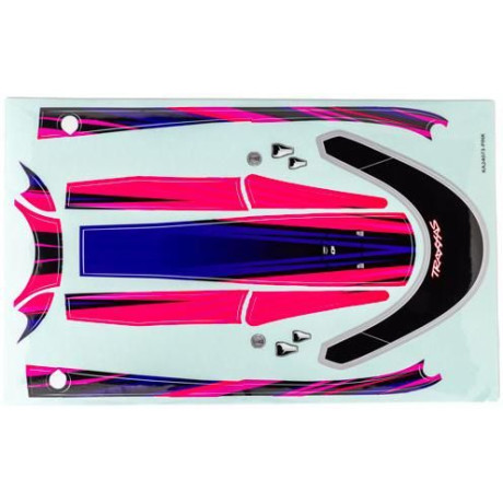 Traxxas Deck matricák rózsaszín (a Distruptor)