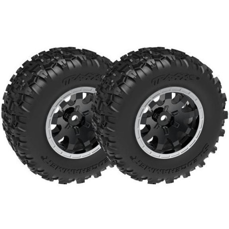 Traxxas kolo 2.1/2.6", disk černý, pneu Sledgehammer (zadni) (2)