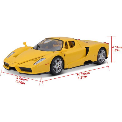 Bburago Ferrari Enzo 1:24 žlutá