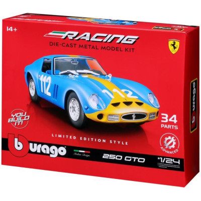 Bburago Ferrari GTO 250 1:24 Kit modrá