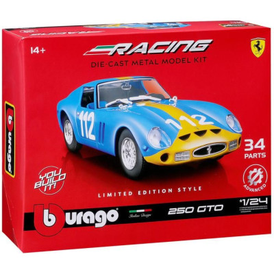 Bburago Ferrari GTO 250 1:24 Kit modrá