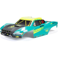 Arrma 1:10 Fury 223S BLX RC modellautó alkatrész: karosszéria zöld.