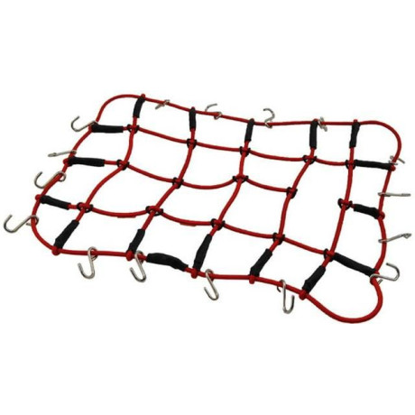 H-Speed csomagtartó háló 200x130mm 1:10 piros