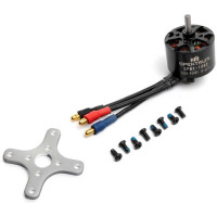 Spektrum AC kifutómotor, 3226 930 rot/V 14P. Méretek ø32 x 26 mm. 3,5 tűs csatlakozók. Motorágyat és rögzítő tartozékokat tartalmaz. Alkatrész az E-flite P-51D Mustang repülőgép 1.0m távirányítású modelljéhez.