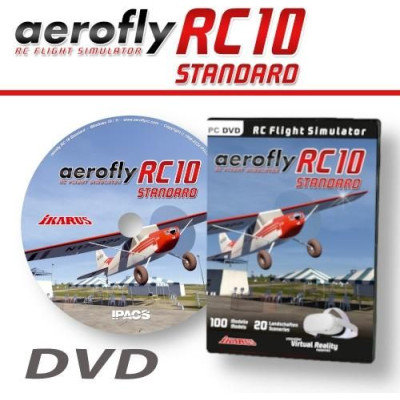 Aerofly RC10 STANDARD - DVD pro Win 10/11