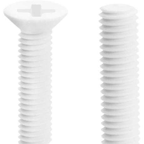 Polyamid šroub se zápustnou hlavou M4x15 (10ks.) - pro křížový šroubovák