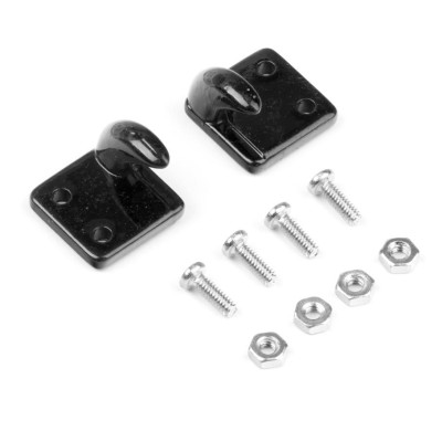 Kovová maketa háků černá 1/10 (2ks)