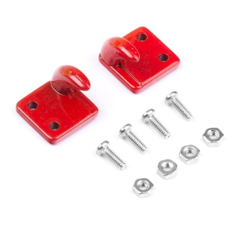 Kovová maketa háků červené 1/10 (2ks)