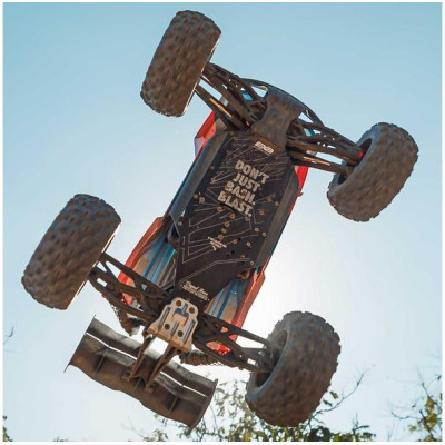 Arrma Kraton 6S V6 BLX 1:8 4WD RTR modrá/oranžová