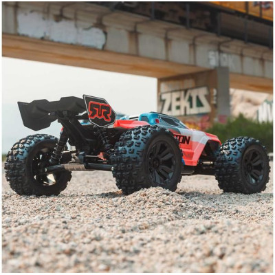 Arrma Kraton 6S V6 BLX 1:8 4WD RTR modrá/růžová