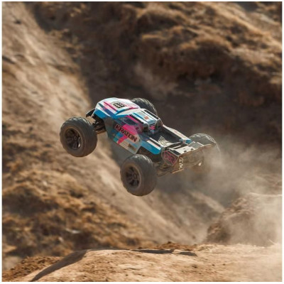 Arrma Kraton 6S V6 BLX 1:8 4WD RTR modrá/růžová