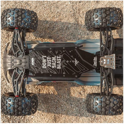 Arrma Kraton 6S V6 BLX 1:8 4WD RTR modrá/růžová