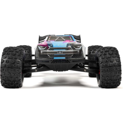 Arrma Kraton 6S V6 BLX 1:8 4WD RTR modrá/růžová