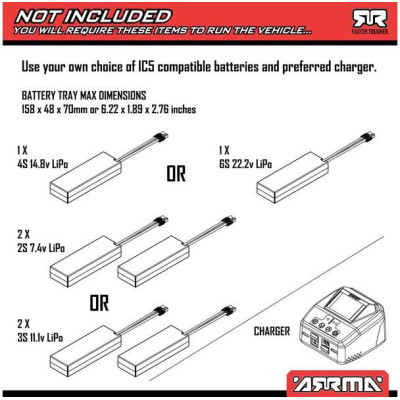 Arrma Notorious 6S V6 BLX 1:8 4WD RTR modrá
