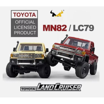 MN Model Toyota Land Cruiser LC79 1/12 Dark red