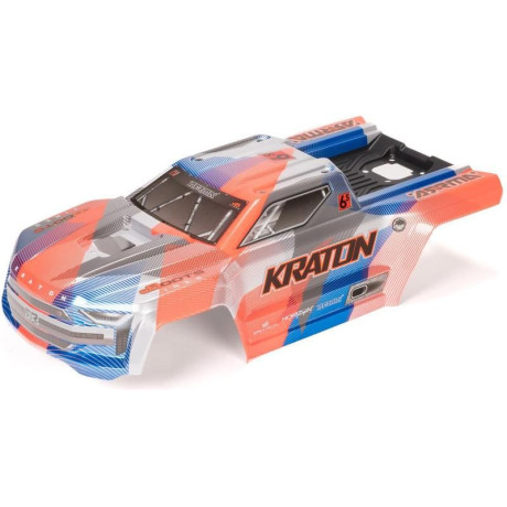 Arrma karosérie modrá/oranžová: Kraton 6S BLX V6
