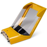 Az E-flite J-3 Cub RC modellrepülőgép alkatrésze: a kabin eleje.