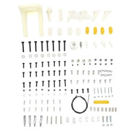 Az E-flite J-3 Cub RC modellrepülőgép alkatrésze: összeszerelési tartozékok.