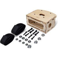 Az E-flite J-3 Cub ARF RC modell alkatrésze: villanymotor szerelődoboz.