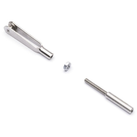 Vidlička kovová M2 s ocelovou spojkou 1,2mm 2ks