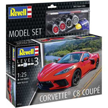 ModelSet auto 67714 - Corvette C8 Coupé (1:24)