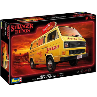Plastic ModelKit STRANGER THINGS auto 07725 - VW T3 Bus "Surfer Boy" (1:25)