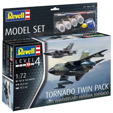 ModelSet letadlo 63801 - Tornado 50th Anniversary Twinpack (1:72)
