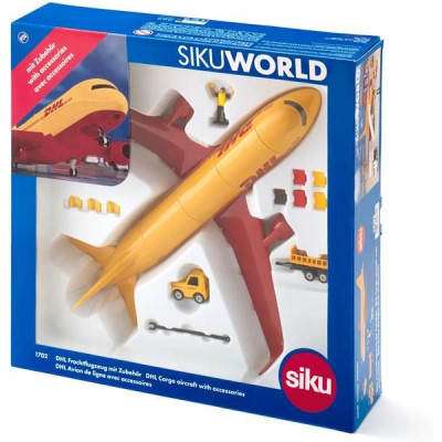 SIKU Super - DHL nákladní letadlo s příslušenstvím