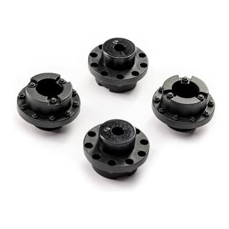 Traxxas poklice kol černé (4)