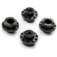 Traxxas Bigfoot 1:10 4WD RC autómodellekhez való alkatrész: fekete kerékborítás (4).