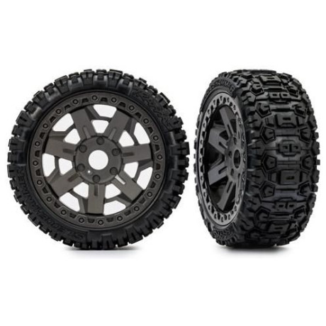 Traxxas kolo 3.0", disk šedý, pneu Sledgehammer (2)