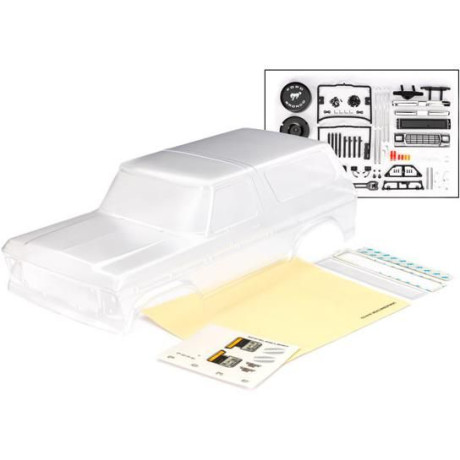 Traxxas karosérie Ford Bronco 1979 čirá (pro NO8072X)