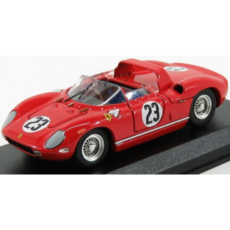 ART MODEL FERRARI 275P ch.0820 N 23 2nd 12h SEBRING 1964 SCARFIOTTI - VACCARELLA - RED 1/43