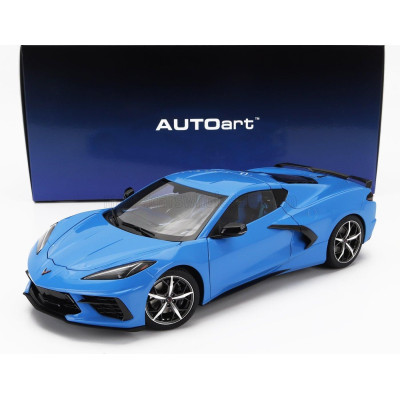 AUTOART CHEVROLET CORVETTE C8 Z51 STINGRAY SPIDER 2020 - BLUE 1/18