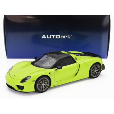 AUTOART PORSCHE 918 SPYDER WEISSACH PACKAGE 2013 - ACIDE GREEN 1/18