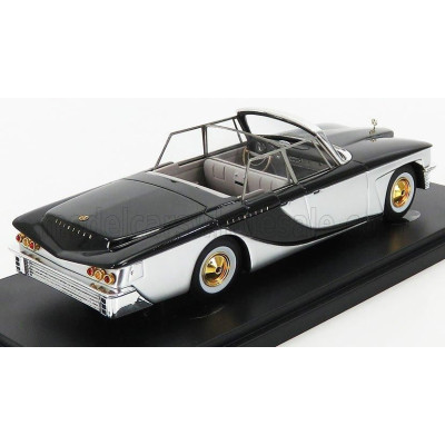 AVENUE43 BROOK STEVENS SCIMITAR TOWN CAR PHAETON USA CABRIOLET OPEN 1959 - SILVER BLACK 1/43