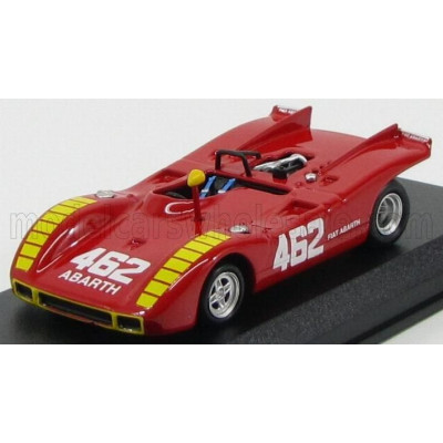 BEST MODEL FIAT ABARTH SPIDER 2000 N 462 WINNER SESTRIERE 1970 ARTURO MERZARIO - RED 1/43