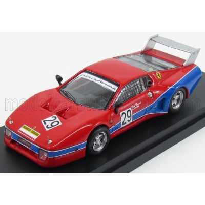 BEST MODEL FERRARI 512 BB LM N 29 MUGELLO 1981 DEL BUONO - GOVONI - RED BLUE 1/43