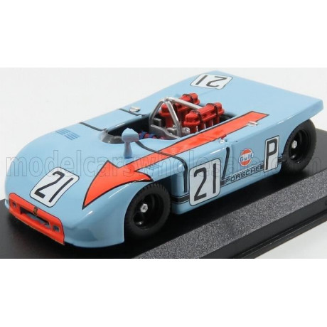 BEST MODEL PORSCHE 908/03 N 21 1000km NURBURGRING 1970 RODRIGUEZ - KINNUNEN - LIGHT BLUE ORANGE 1/43